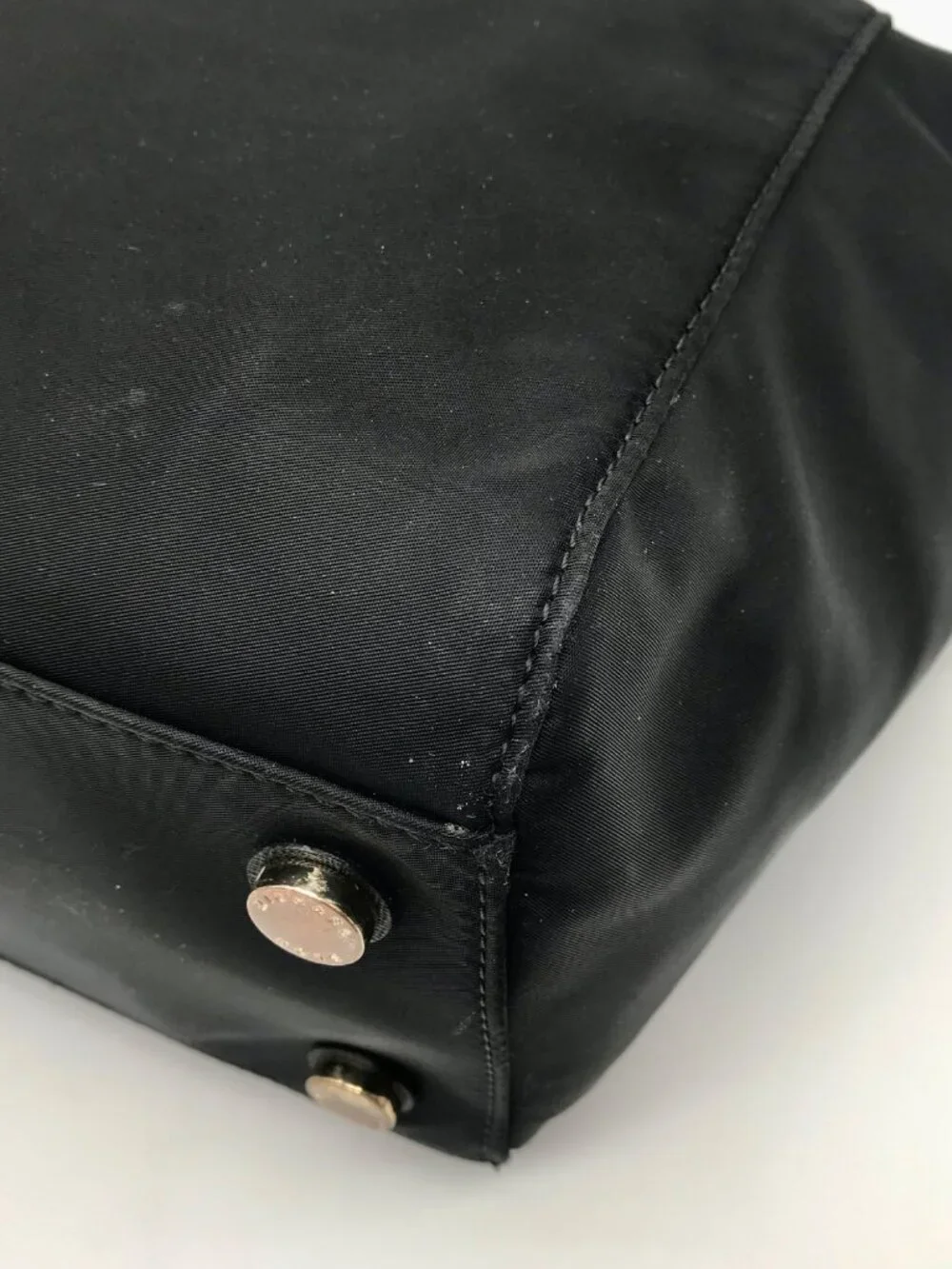 Michael Kors Black Nylon Kelsey Top Zip Tote Bag